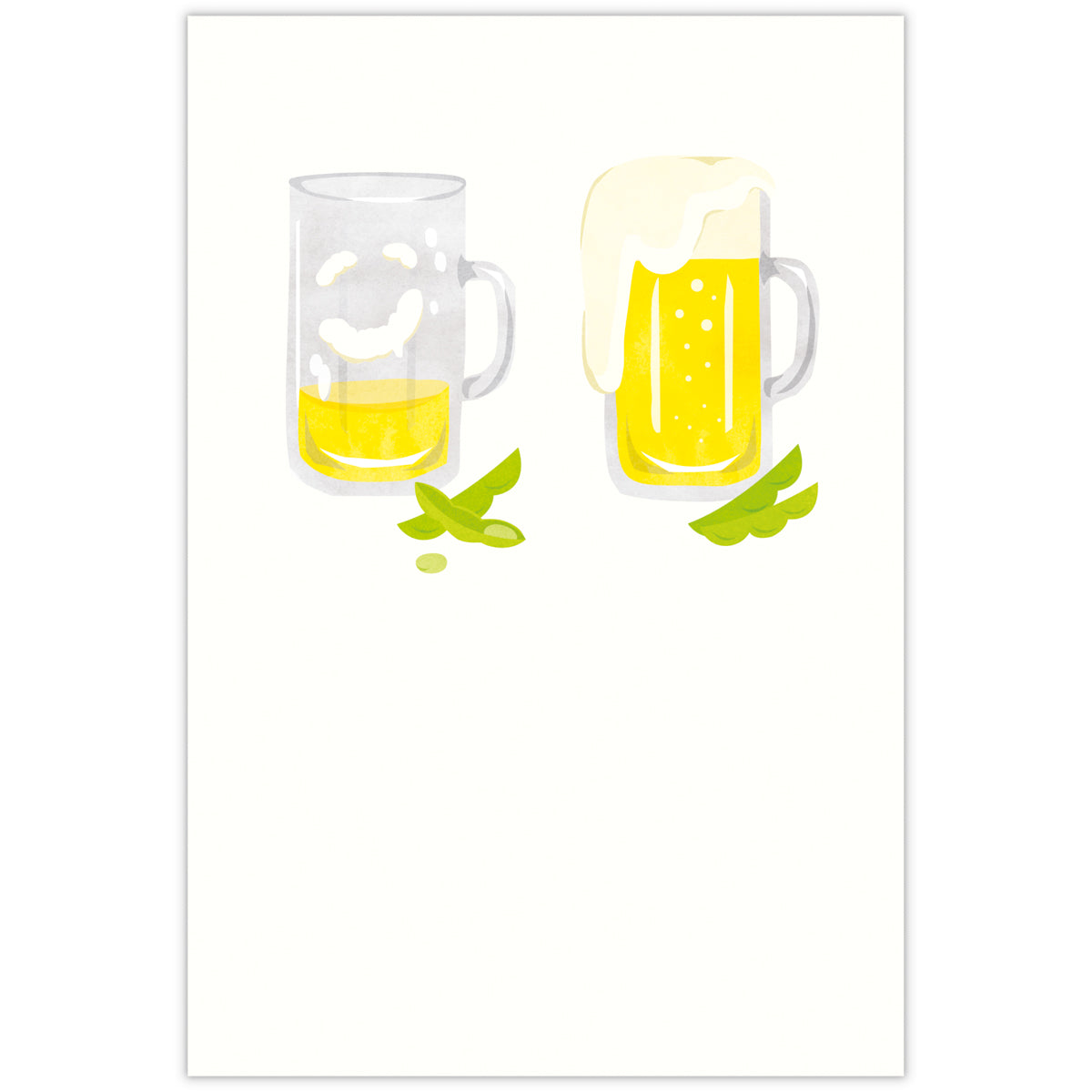 夏じかんビール【サマーポストカード】|日本ホールマークの暑中見舞い・残暑見舞いはがき公式通販