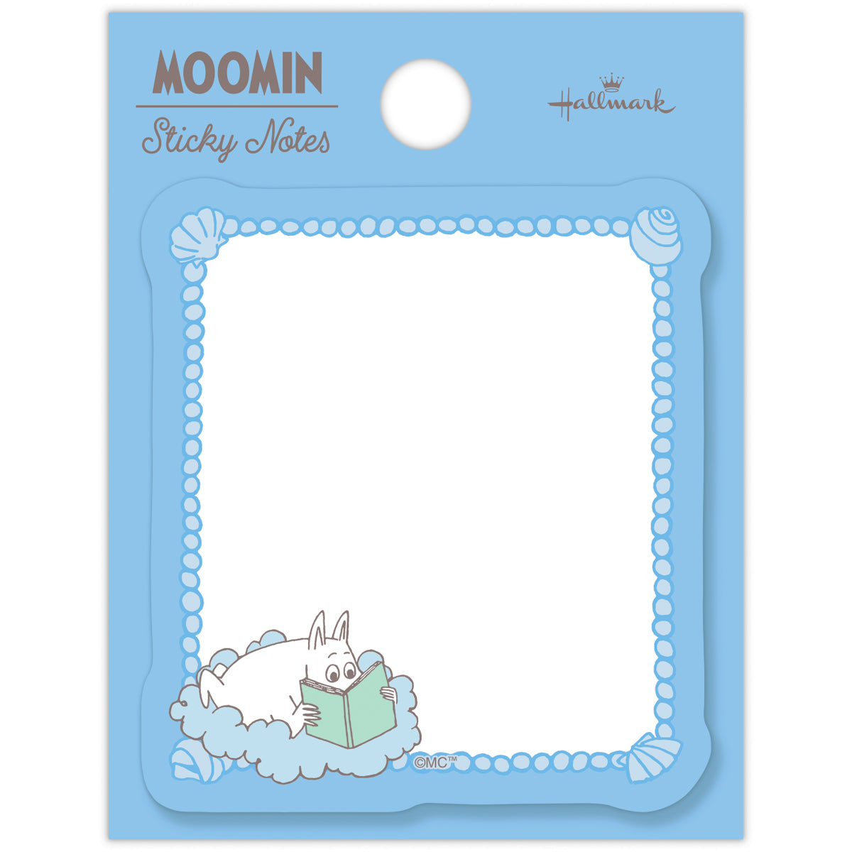 ムーミン Moomin valley’s day ブルー ムーミン【ダイカット付箋|1柄30枚】|日本ホールマークの文具・ステーショナリー