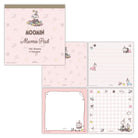 ムーミン Moomin valley’s day ピンク リトルミイ【メモパッド 4柄各25枚】 ｜日本ホールマークの文具・ステーショナリー