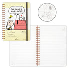 スヌーピー イエロー 飼い主チャーリーと仲良しウッドストック【リングノート／Life with Snoopy and Friends】