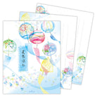 夏色涼み【夏柄レターパッド】
