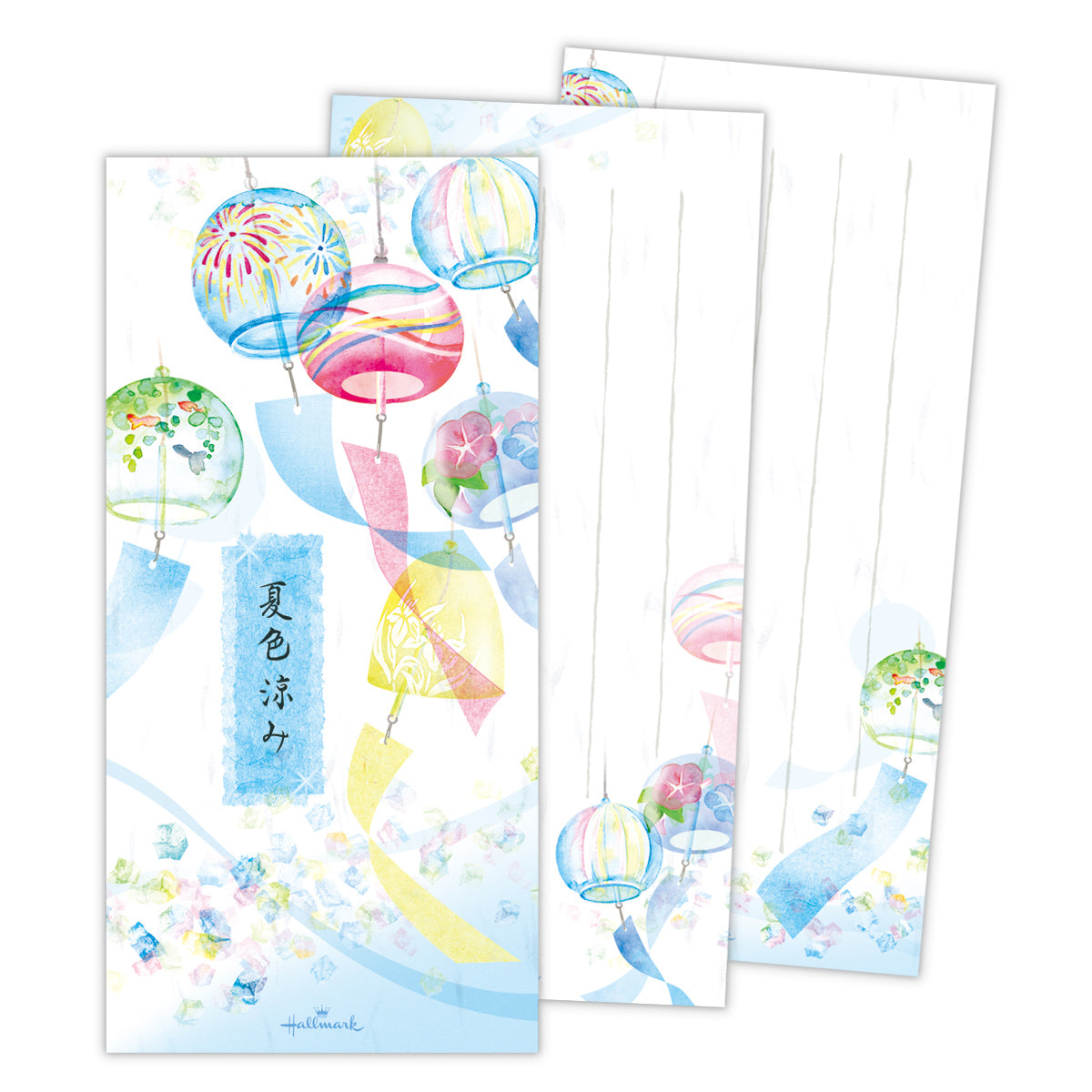 夏色涼み【夏柄一筆箋】